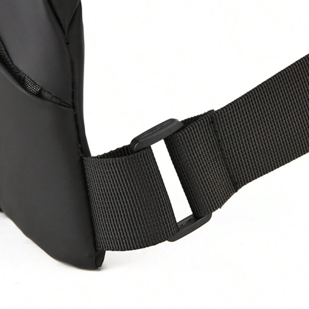 Minimalistic Black Waterproof Triangle Chest Slin… - image 7